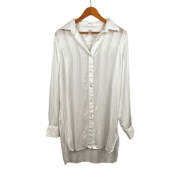 COMMANDO Queen Anna oversized boyfriend basic button down shirt - Picture 1 of 10